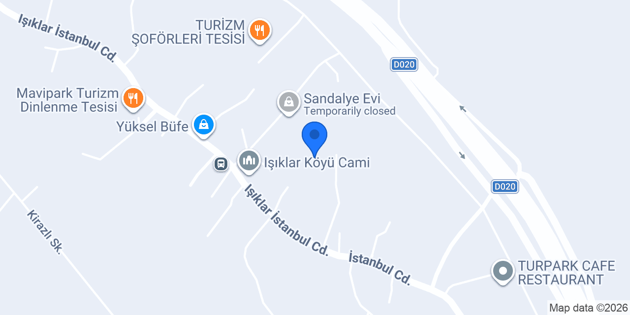 Işıklar İlkokulu konumu