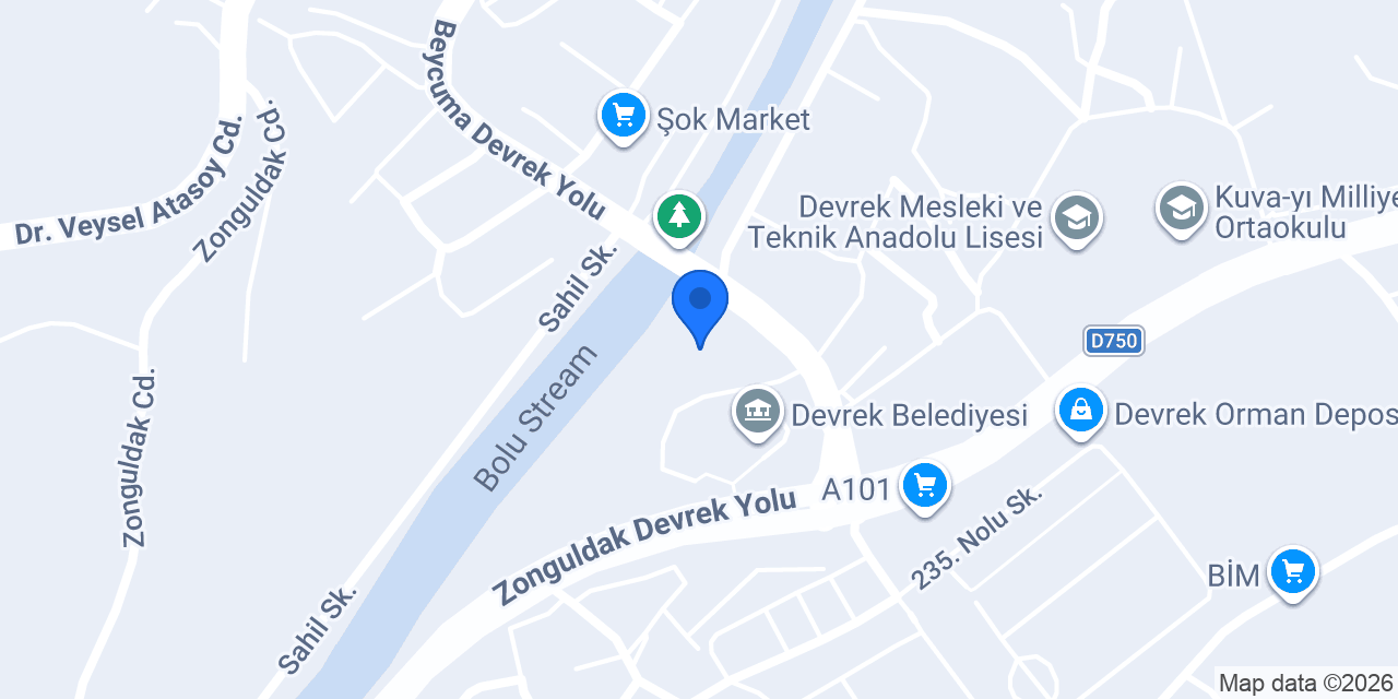 DEVREK DİYANET GENÇLİK MERKEZİ konumu