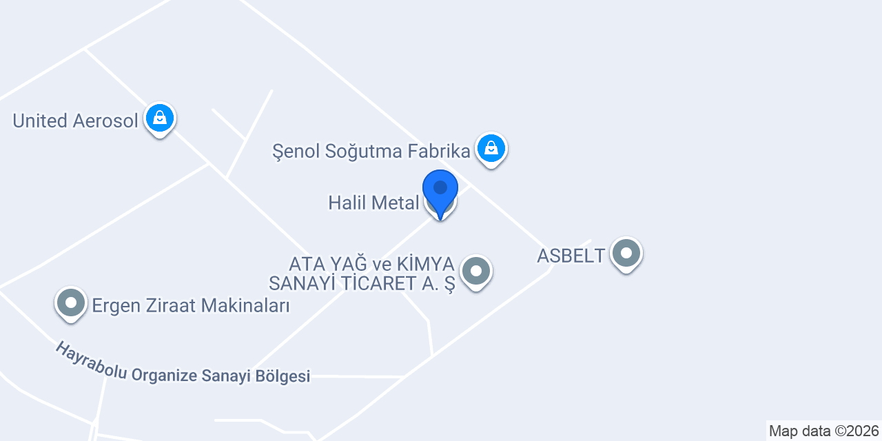 Halil Metal konumu