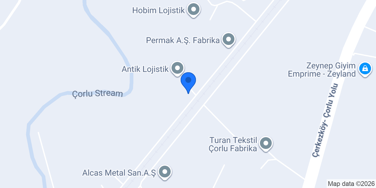 Antik Dantel San ve Tic AS konumu