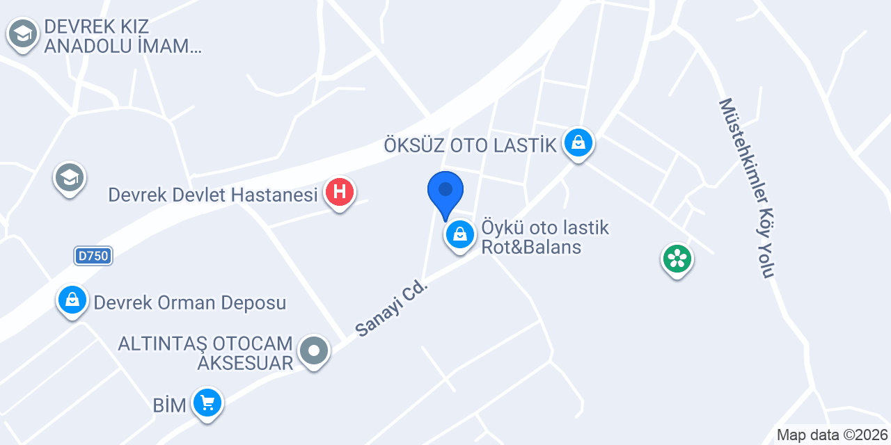 Karaman Mekanik Performans Garaj konumu