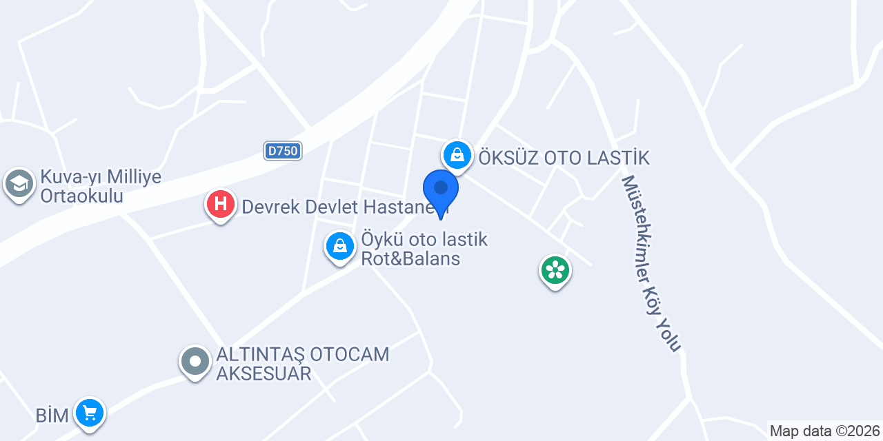Autowax Devrek - Mutlu Yüzler Otomotiv konumu