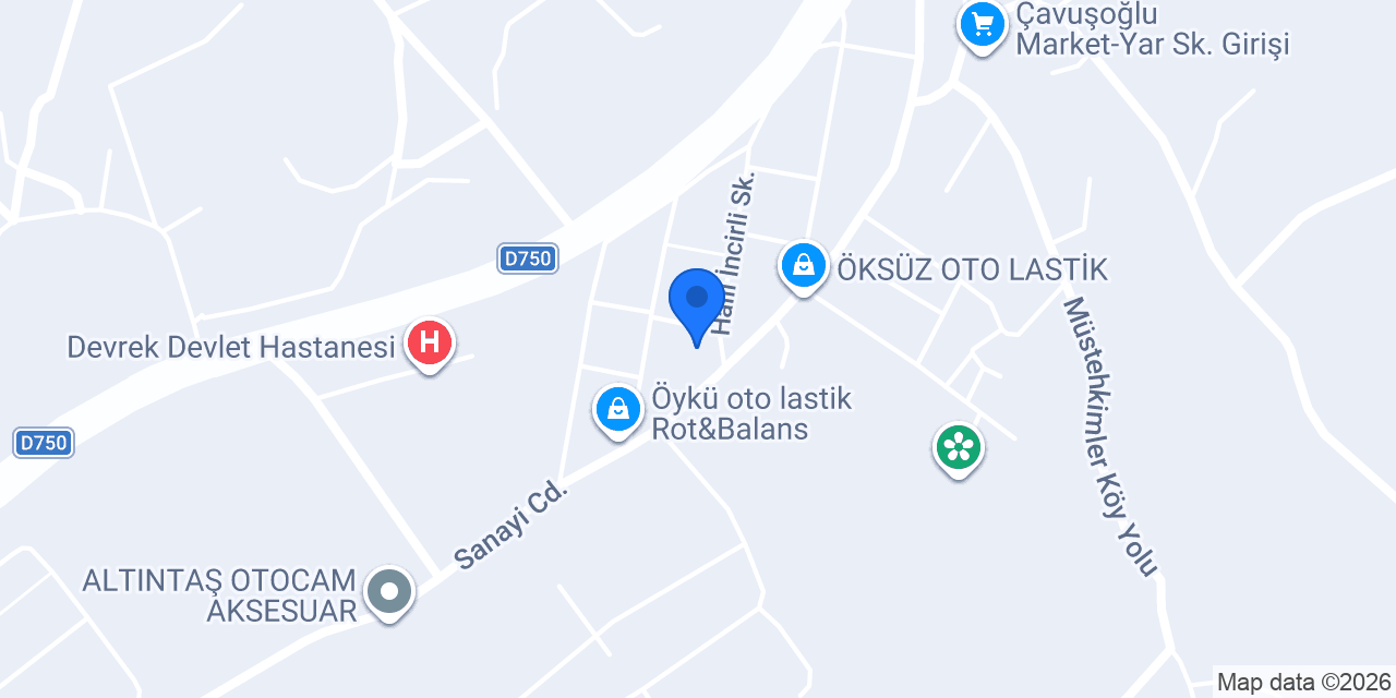 Pınar Oto Döşeme konumu