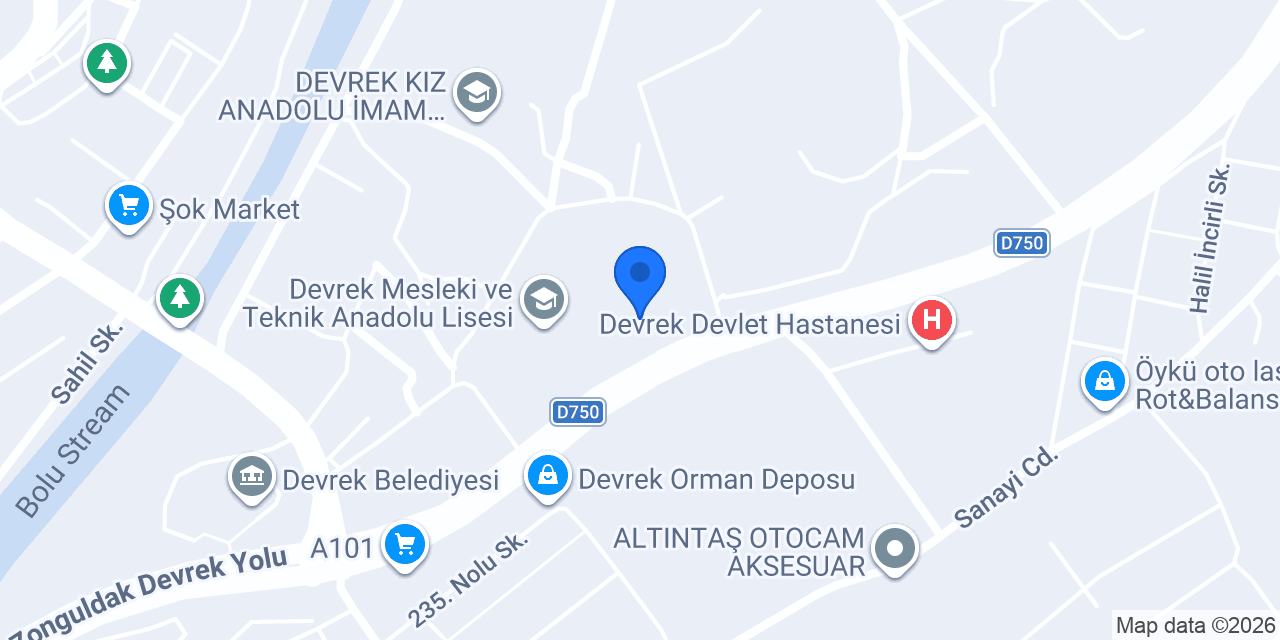 Kuva-yı Milliye Ortaokulu konumu