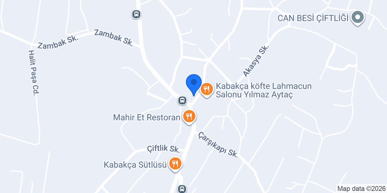 Kabakça Köyü Muhtarlığı konumu