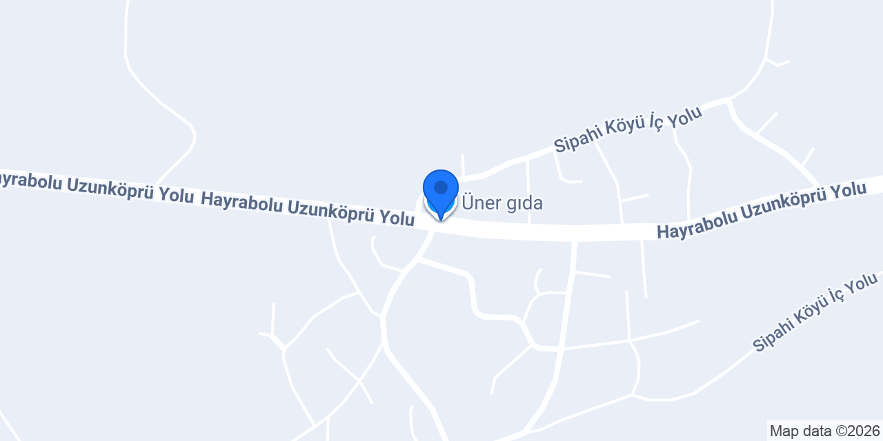 Üner gıda konumu