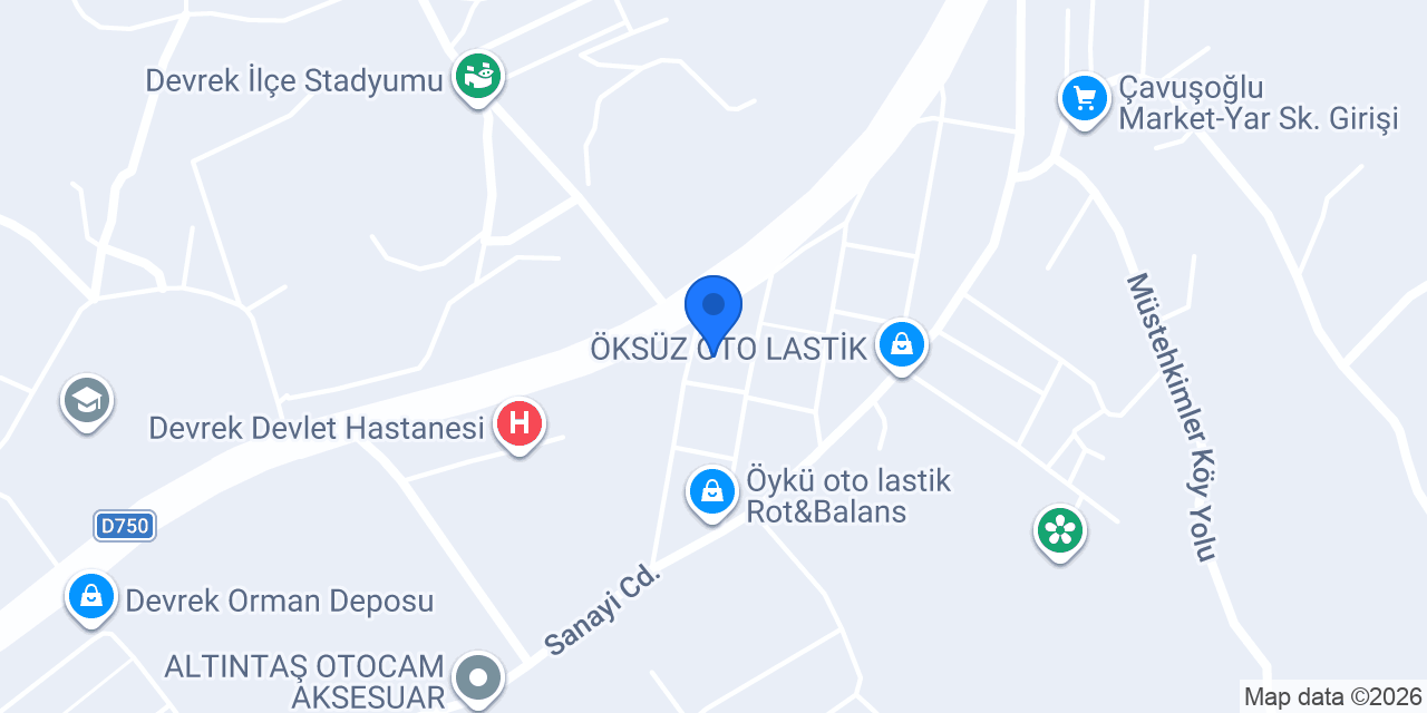 Damatoğlu Demir Doğrama konumu