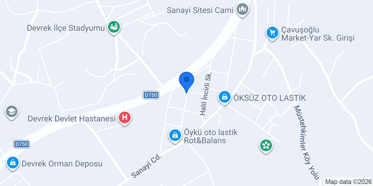 Ermek Mobilya konumu