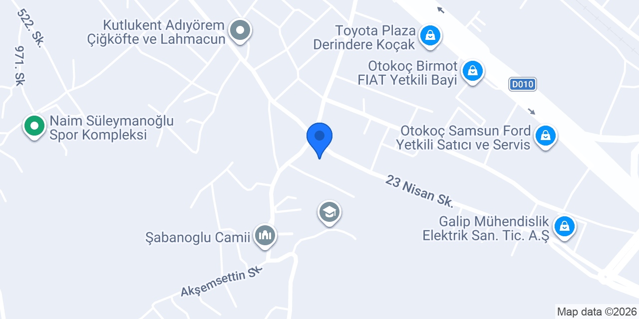 Malkoçoğlu Yapı konumu