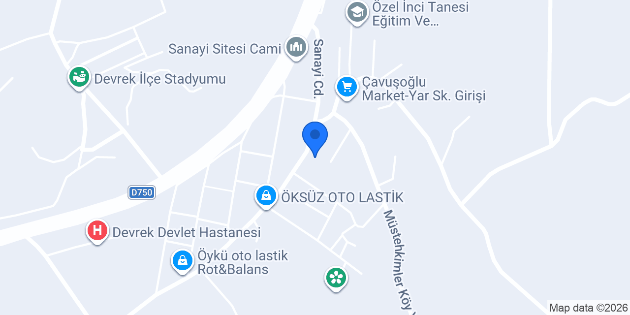 Ekomini Market Sanayi konumu