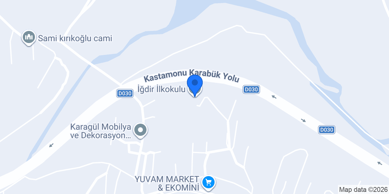 İğdir İlkokulu konumu