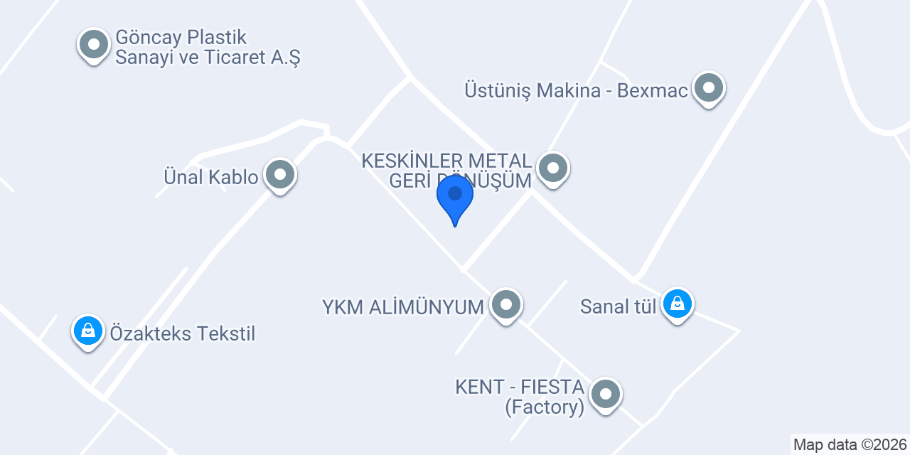Alubi Alüminyum konumu