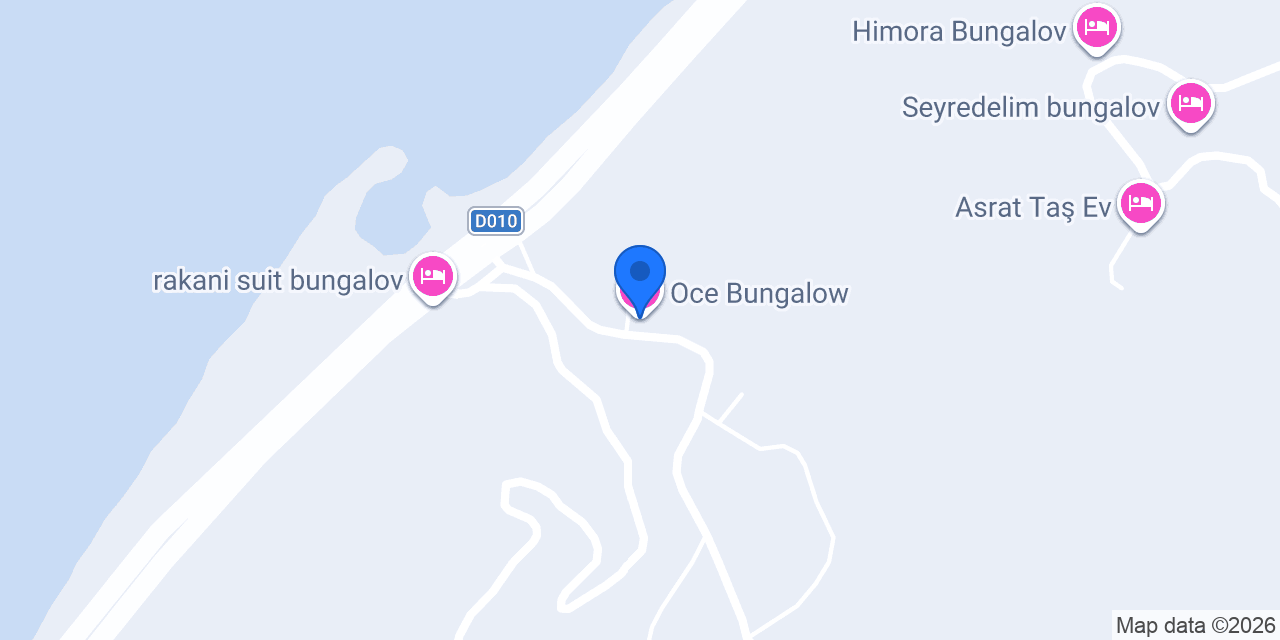Oce Bungalow konumu