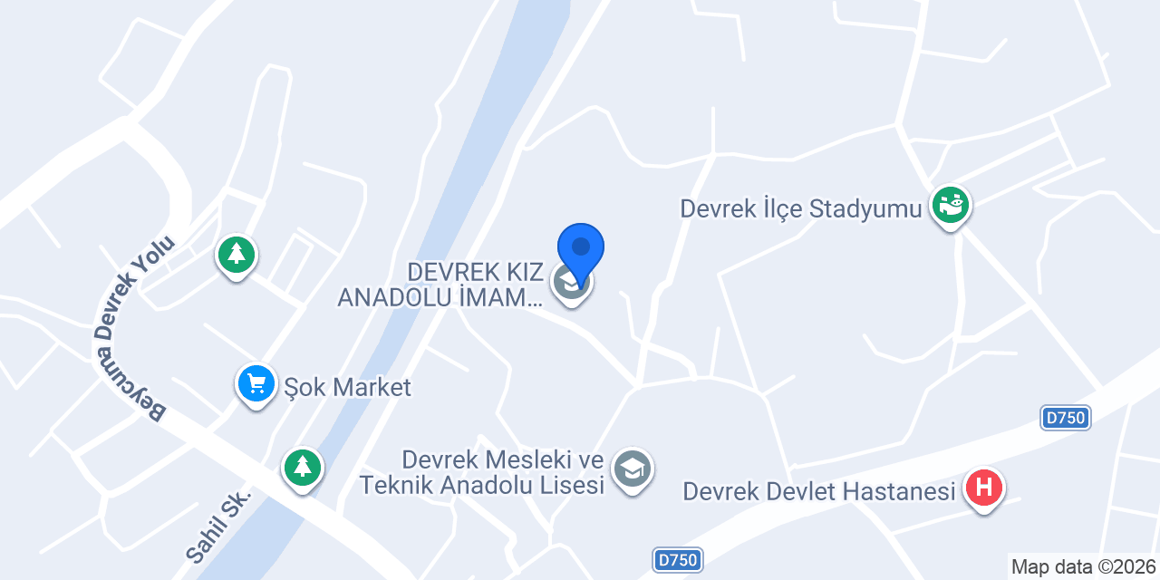 DEVREK KIZ ANADOLU İMAM HATİP LİSESİ konumu
