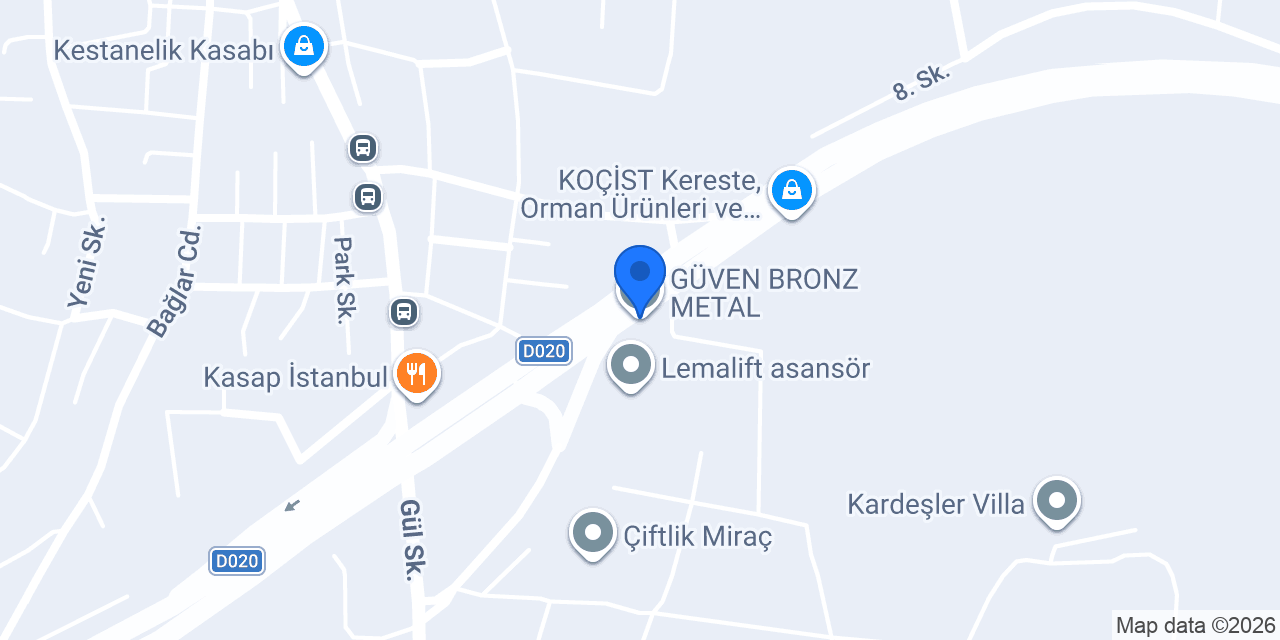 GÜVEN BRONZ METAL konumu