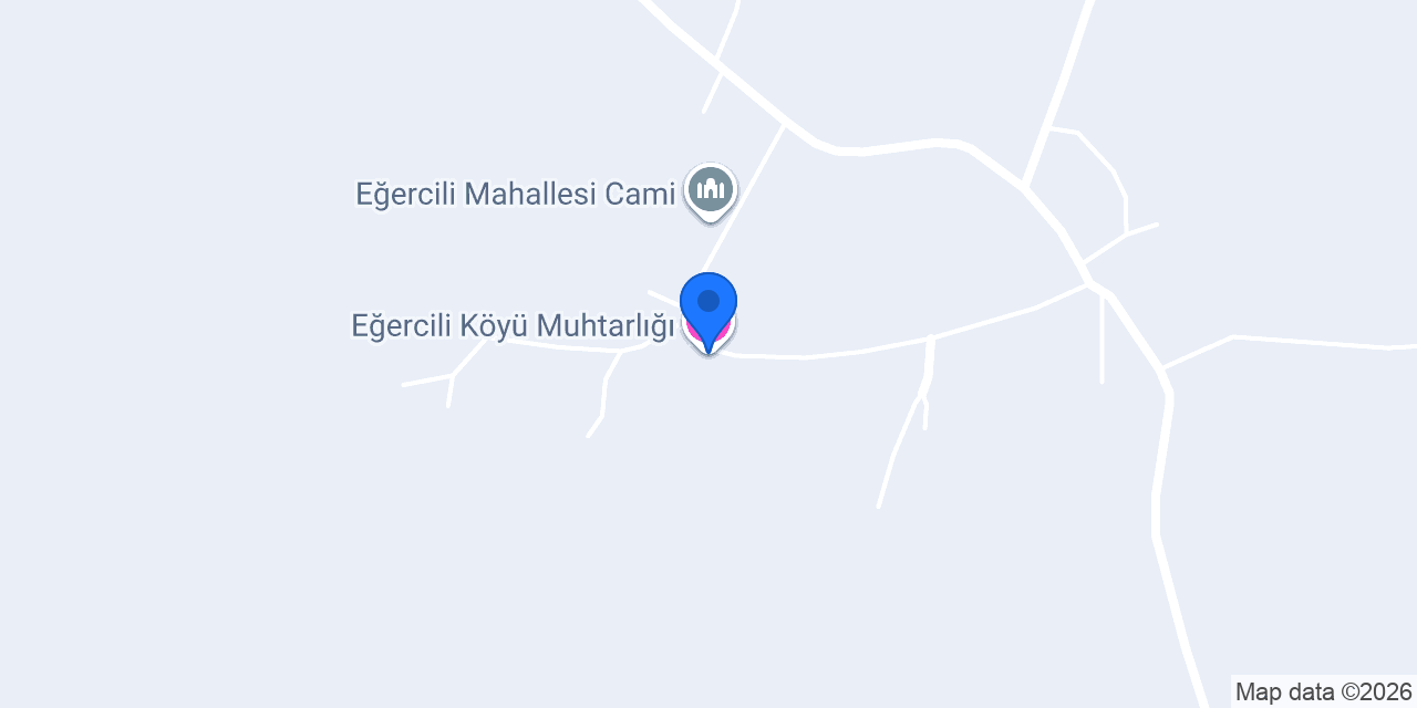 Eğercili Köyü Muhtarlığı konumu