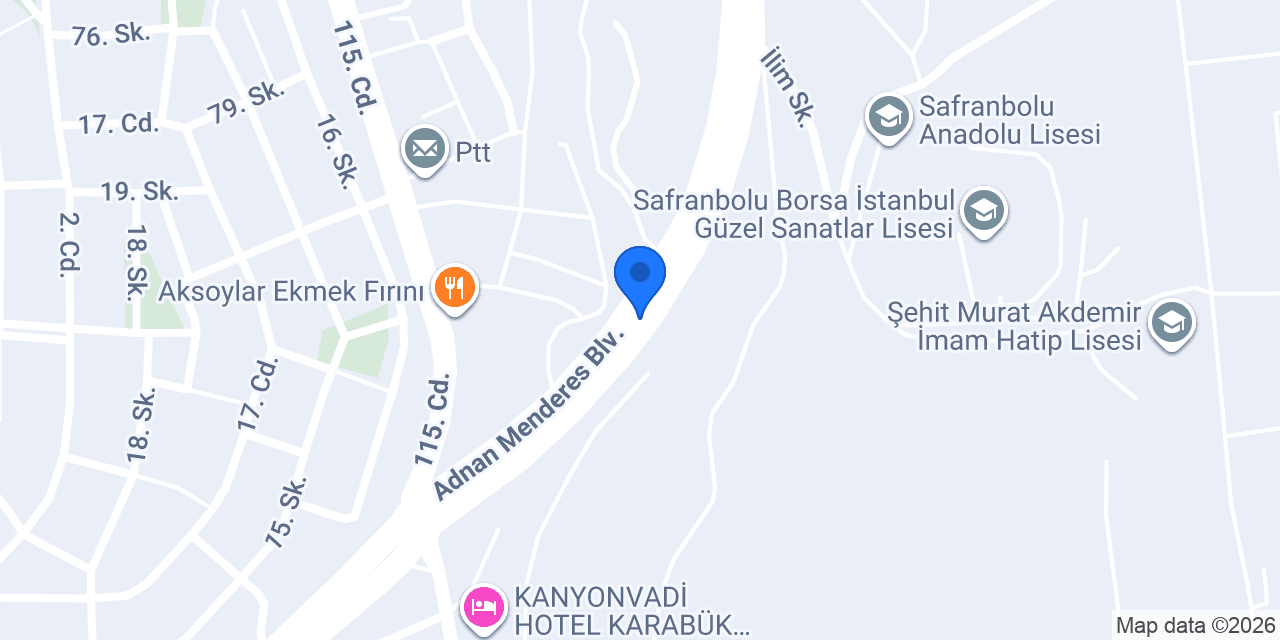 Ayşem Moda Evi konumu
