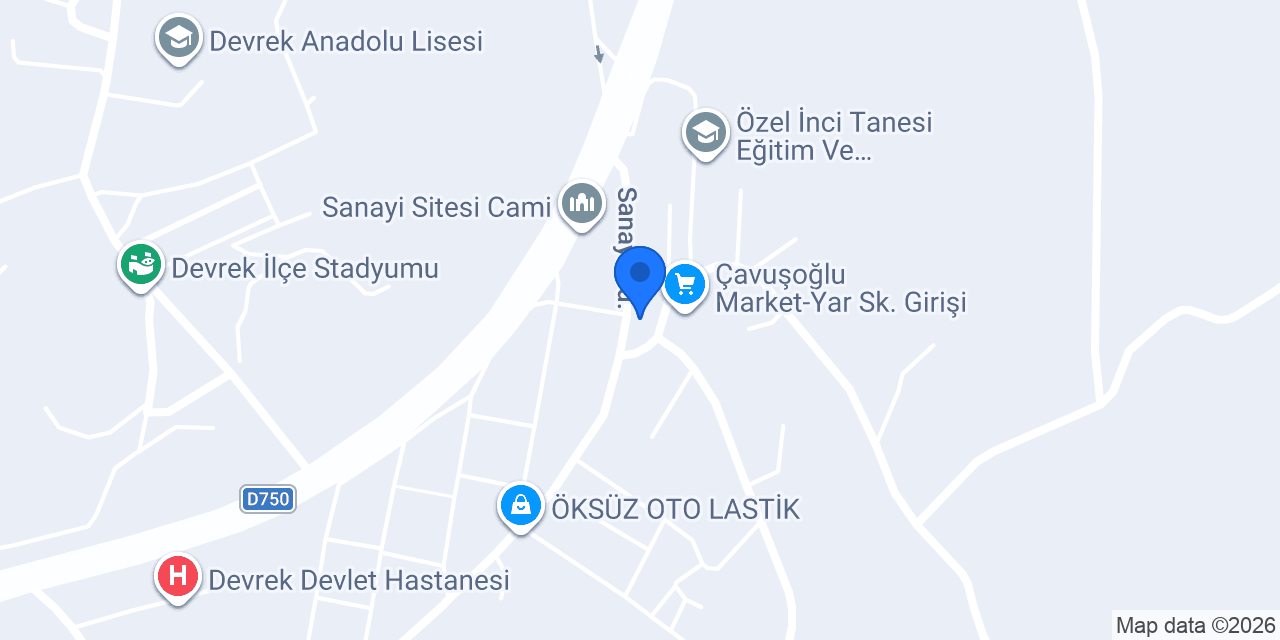 Uzman Oto Elektrik konumu