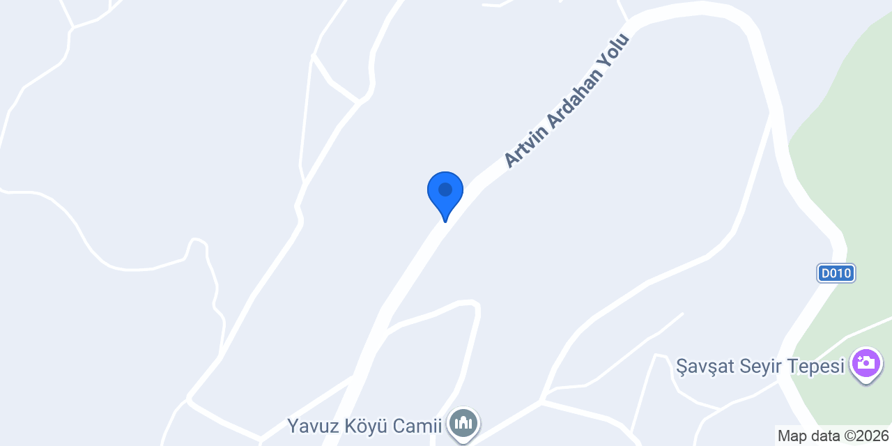 Yeşil Artvin Ekspres konumu