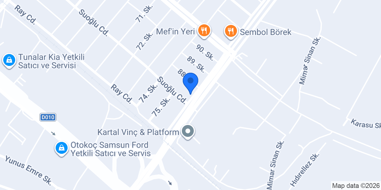 Petrol Ofisi konumu