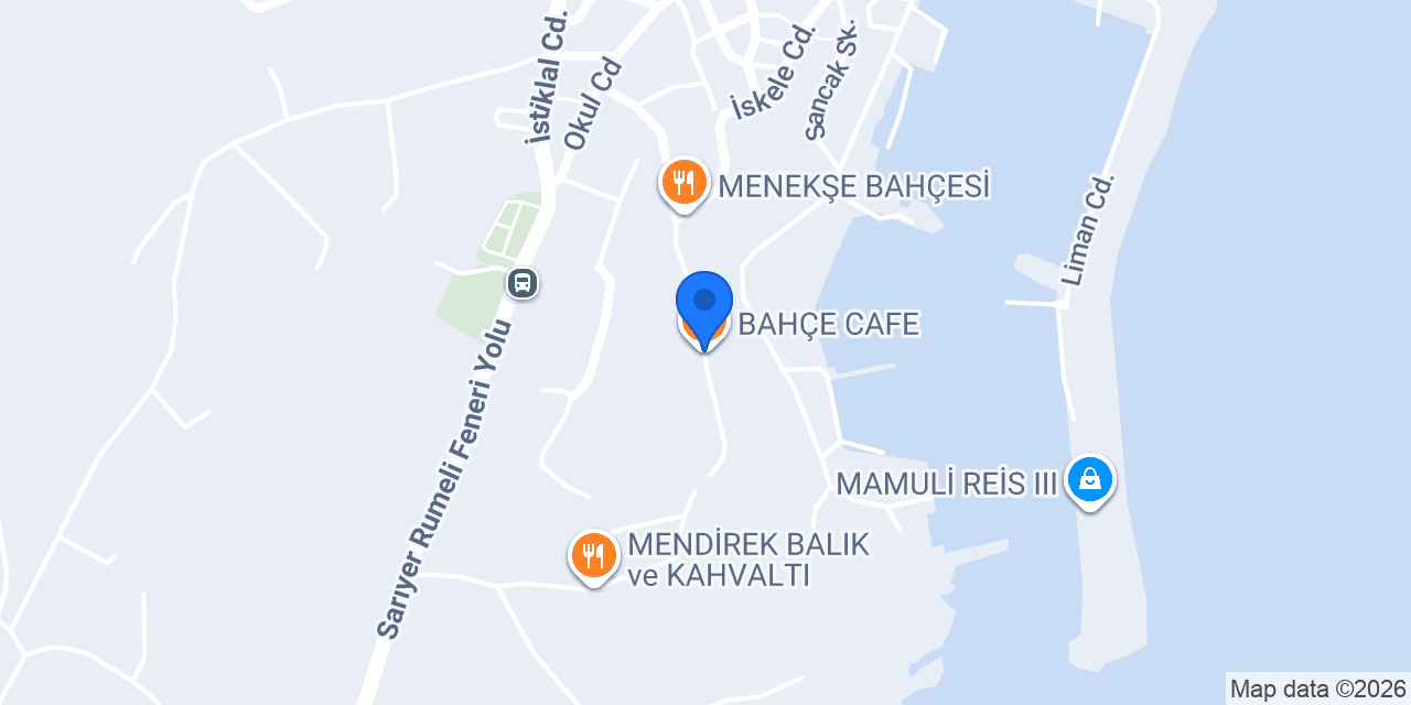 BAHÇE CAFE konumu