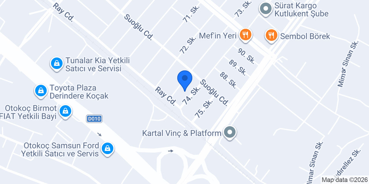 AYANLAR TEKNIK SERVIS konumu