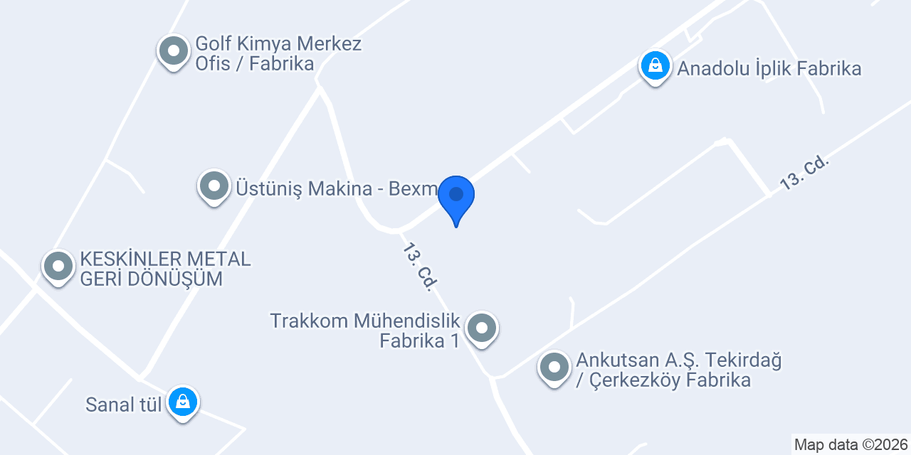 Özen Alüminyum konumu