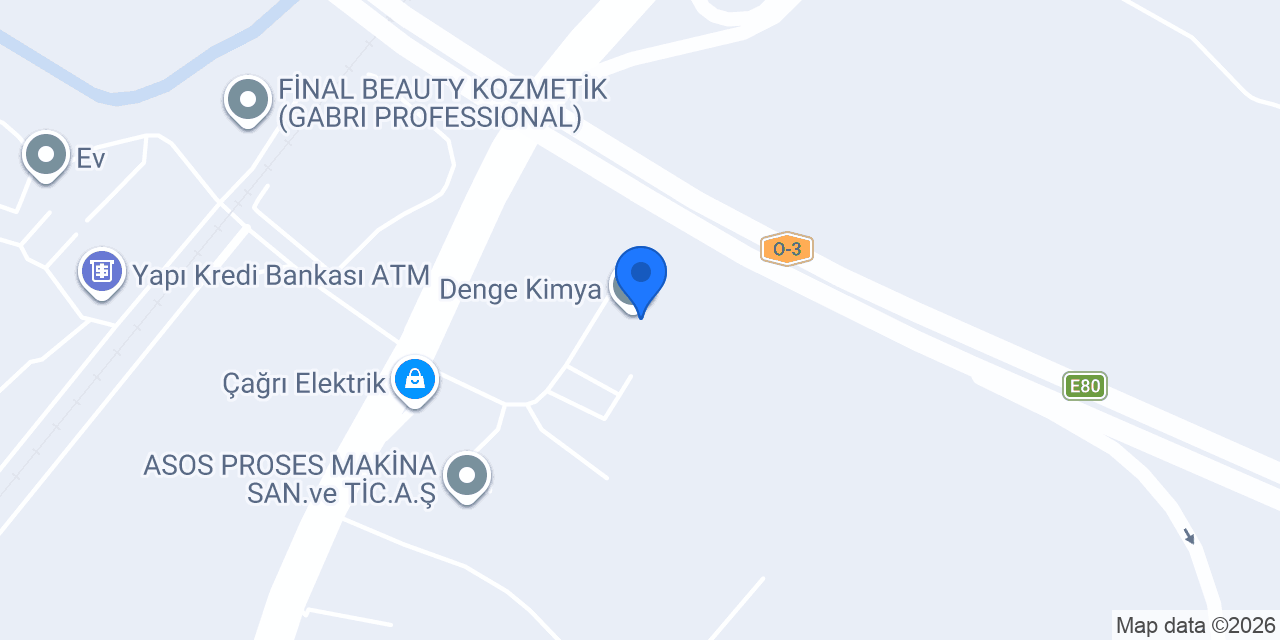 Denge Kimya konumu