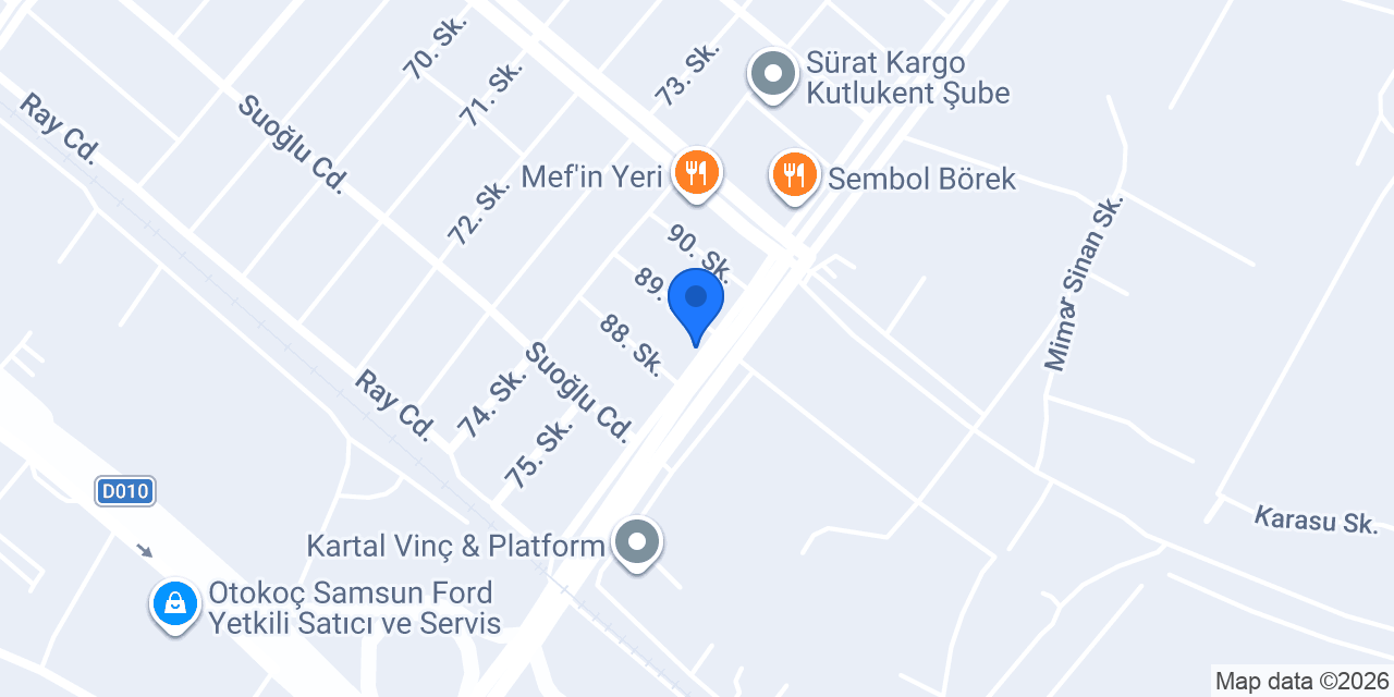 MK oto servis konumu