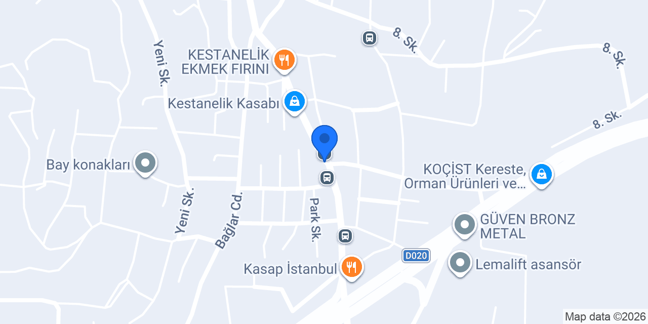 İSMET AVM KESTANELİK konumu