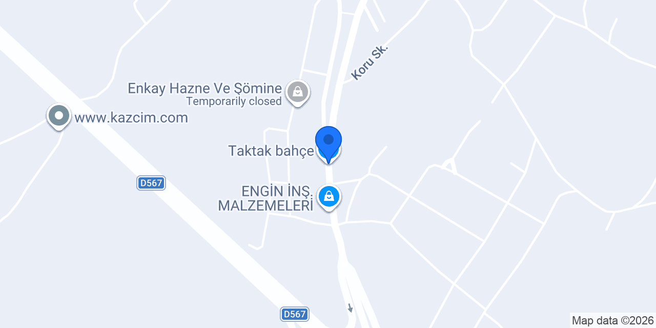 Taktak bahçe konumu