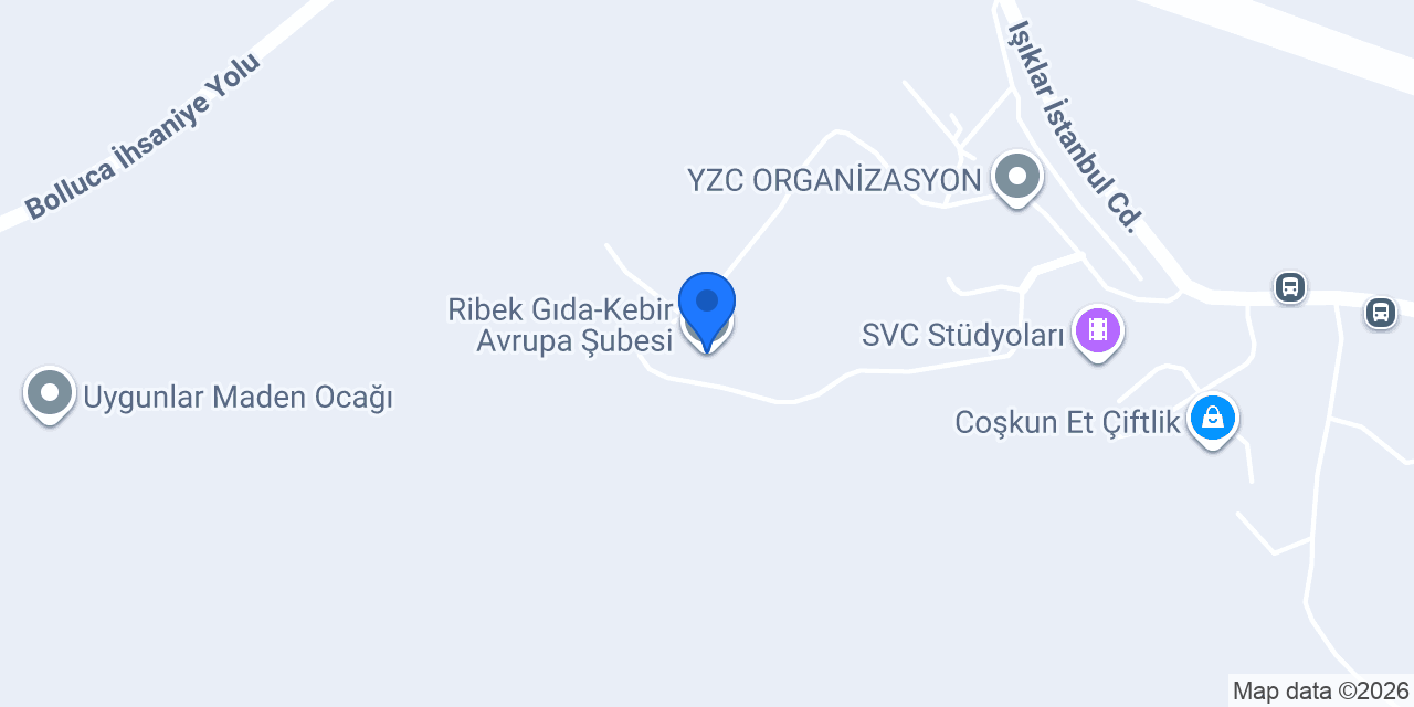 Ribek Gıda-Kebir Avrupa Şubesi konumu