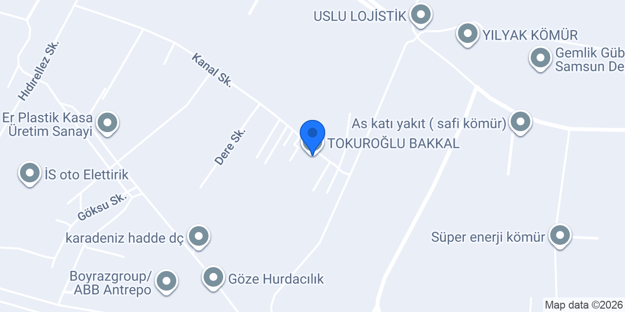 TOKUROĞLU BAKKAL konumu