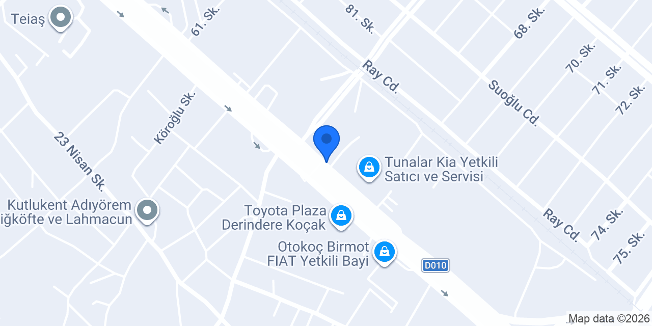 Auto King - Samsun Oto Servis konumu