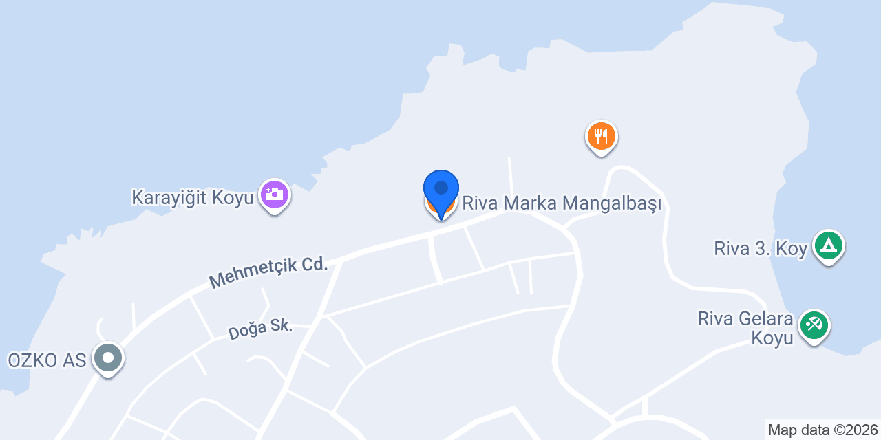Riva Marka Mangalbaşı konumu