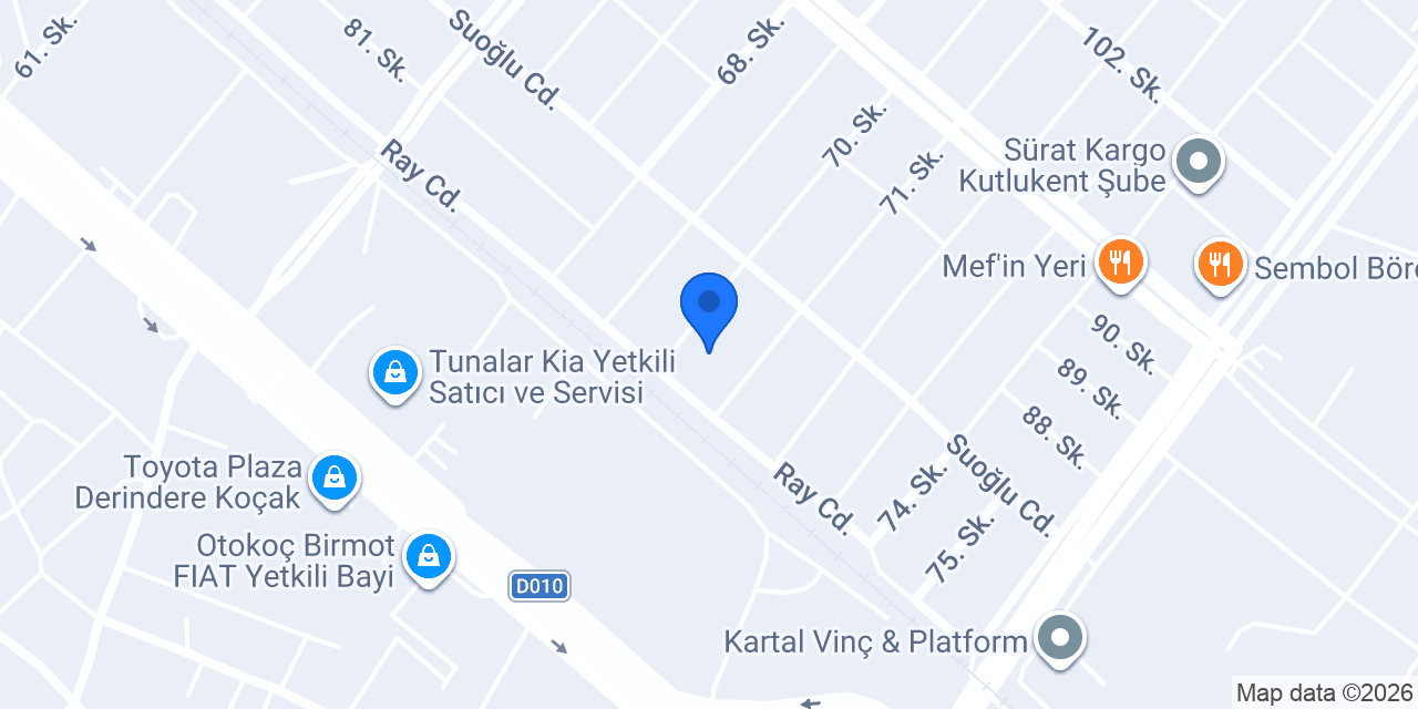 BEREKET OTOMOTİV konumu