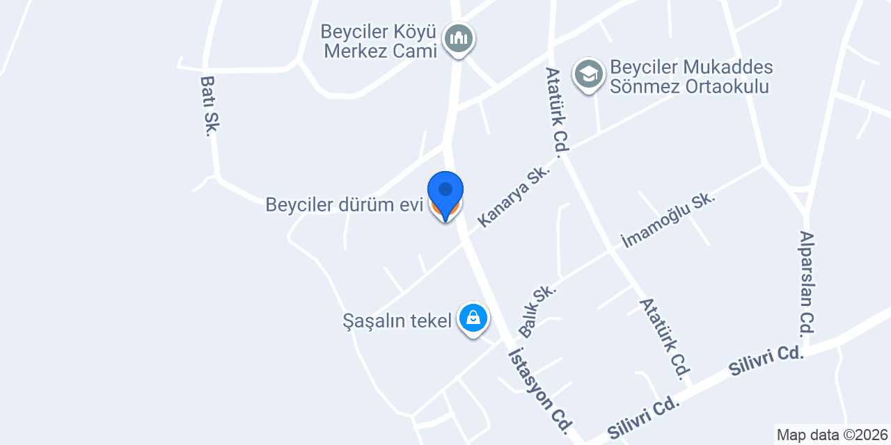 Beyciler dürüm evi konumu
