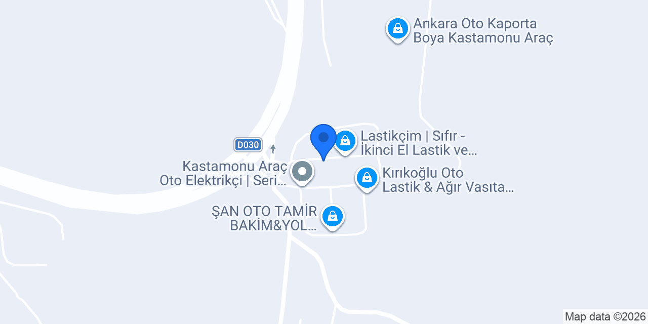 Enter Yedek Parça konumu