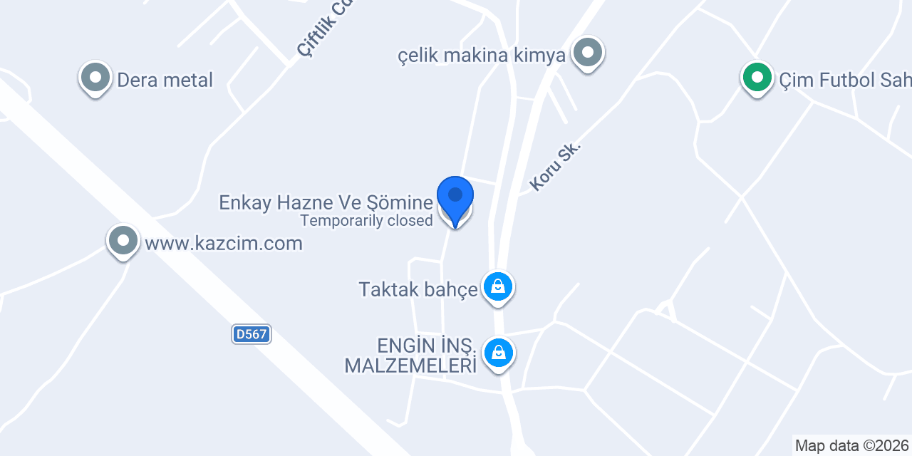 Enkay Hazne Ve Şömine konumu