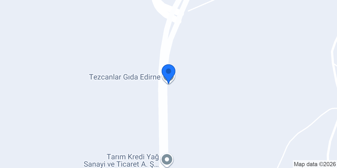 Tezcanlar Gıda Edirne konumu