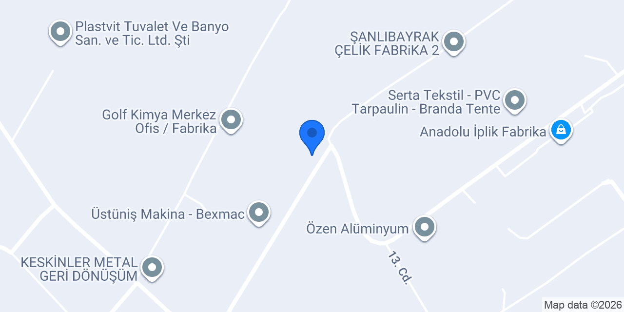 GNS ALÜMİNYUM A.Ş. konumu
