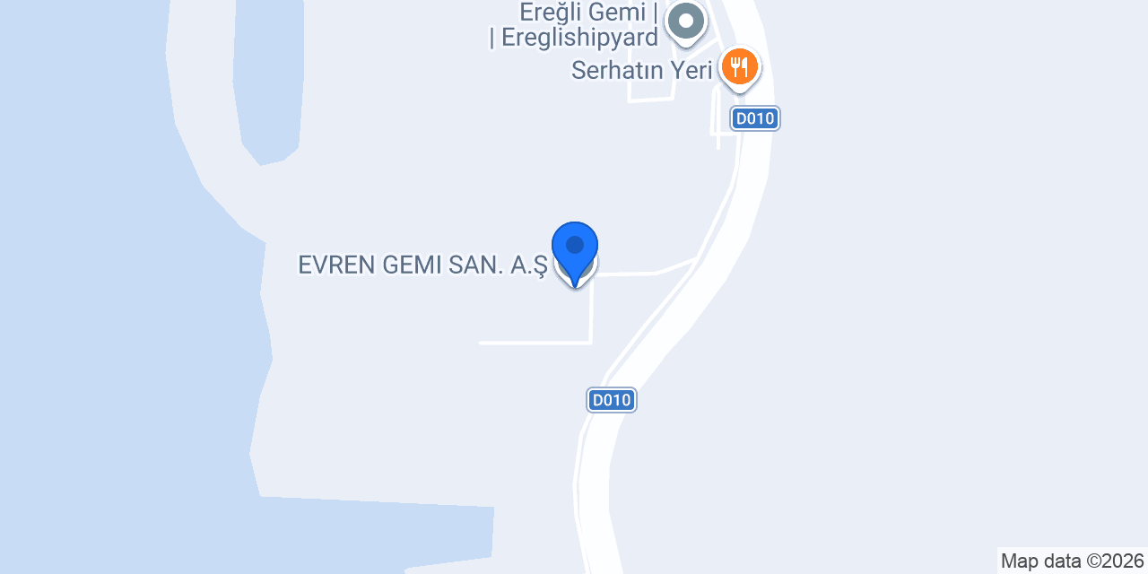 EVREN GEMI SAN. A.Ş. konumu