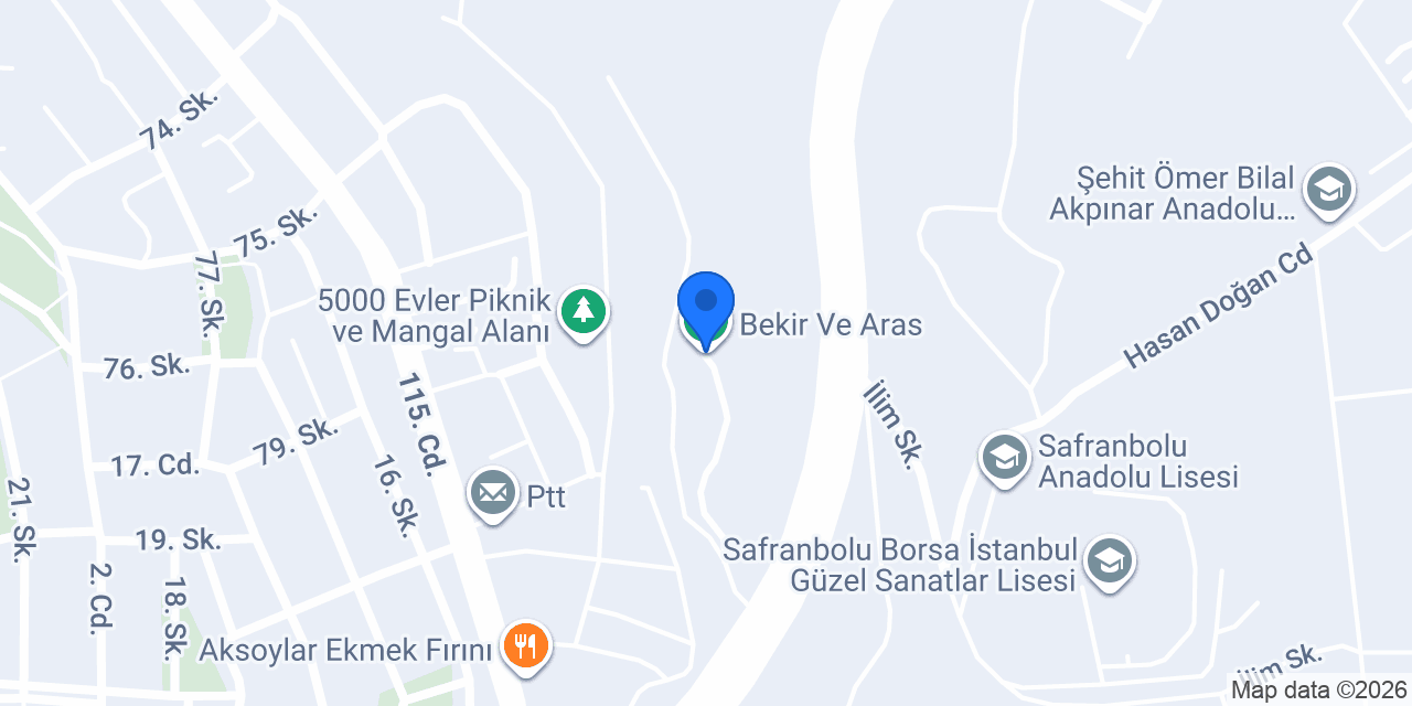 Bekir Ve Aras konumu