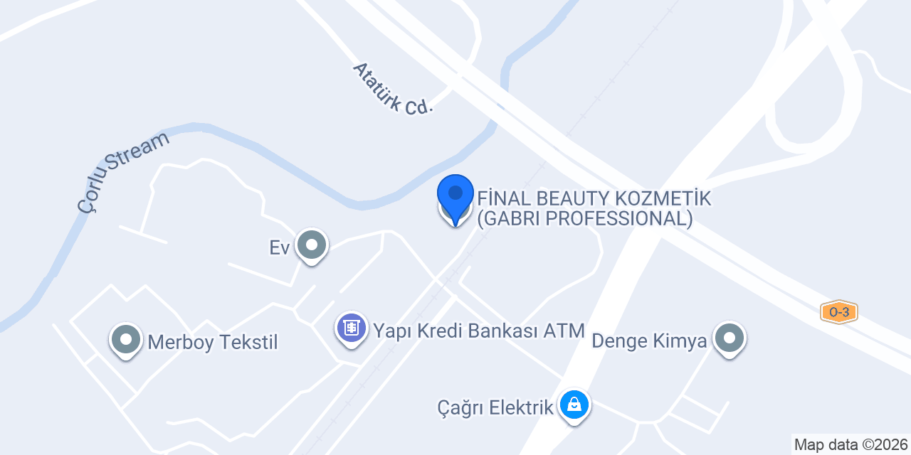 FİNAL BEAUTY KOZMETİK (GABRI_PROFESSIONAL) konumu