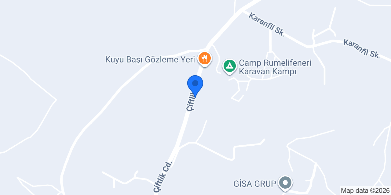 Giritli Çiftliği konumu