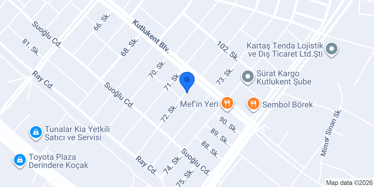 Servis 2013 konumu
