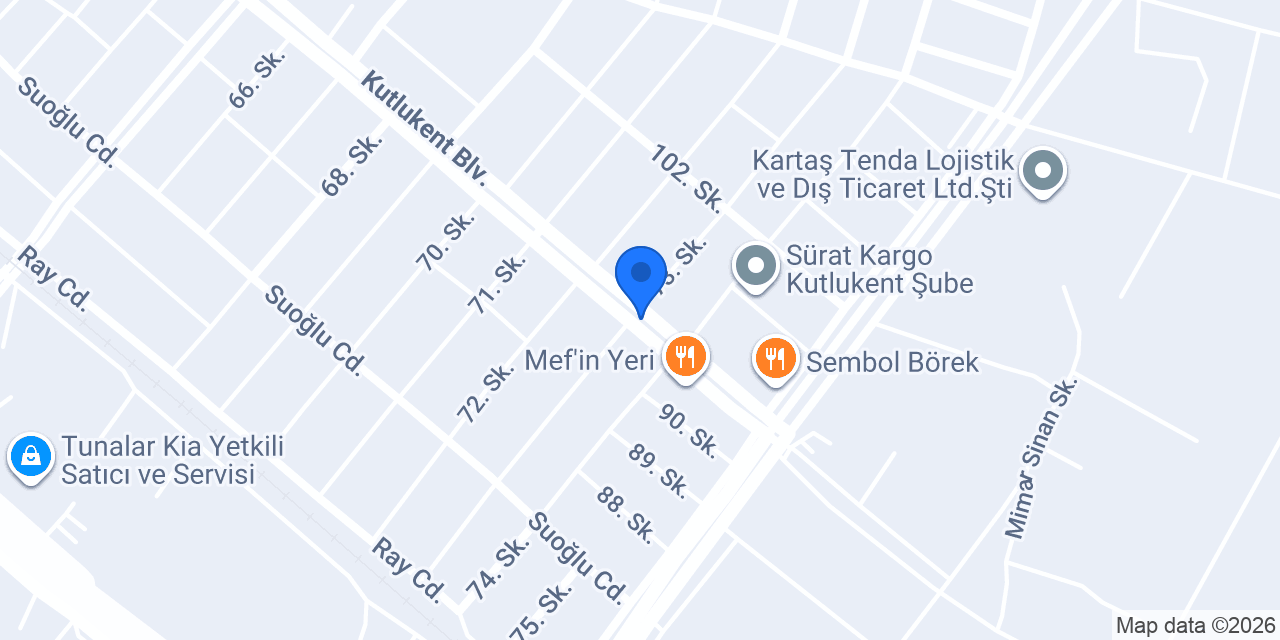 Öz Ankara Mobilya konumu