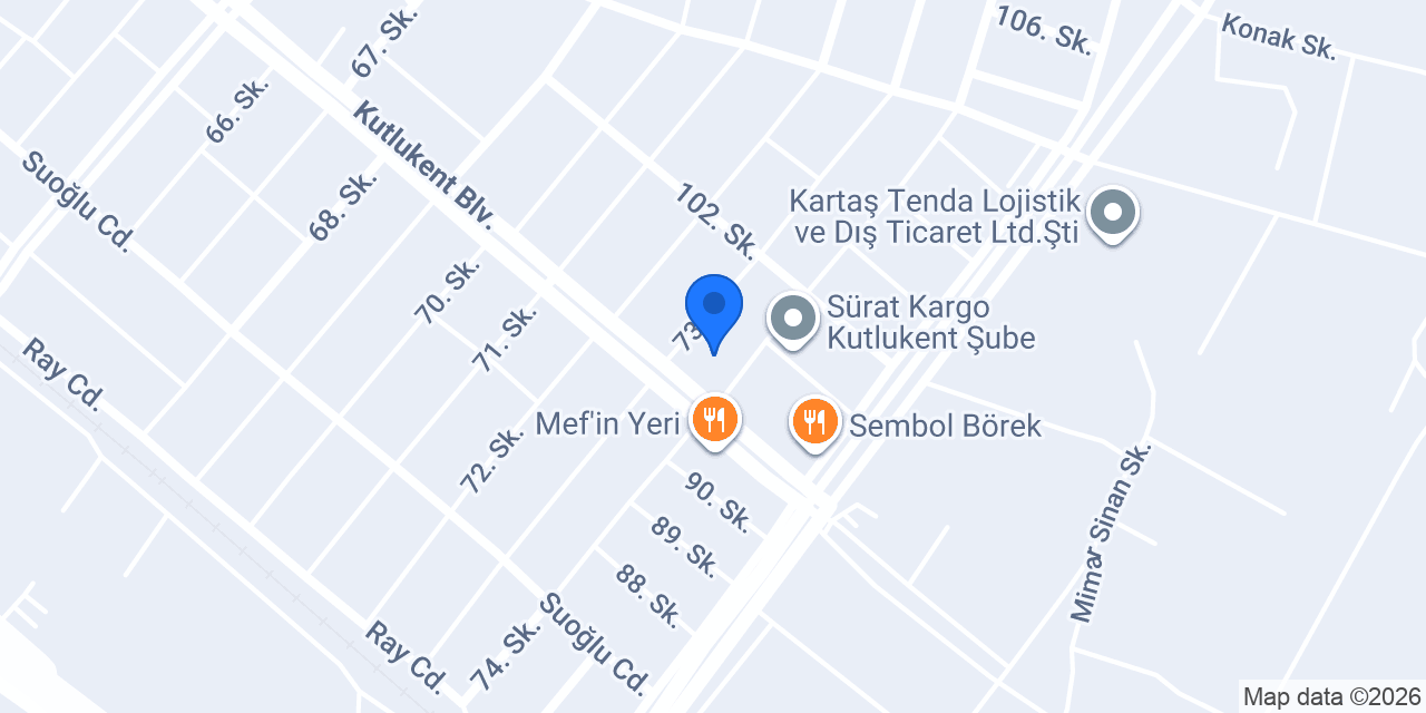 Ali Usta Otomotiv konumu