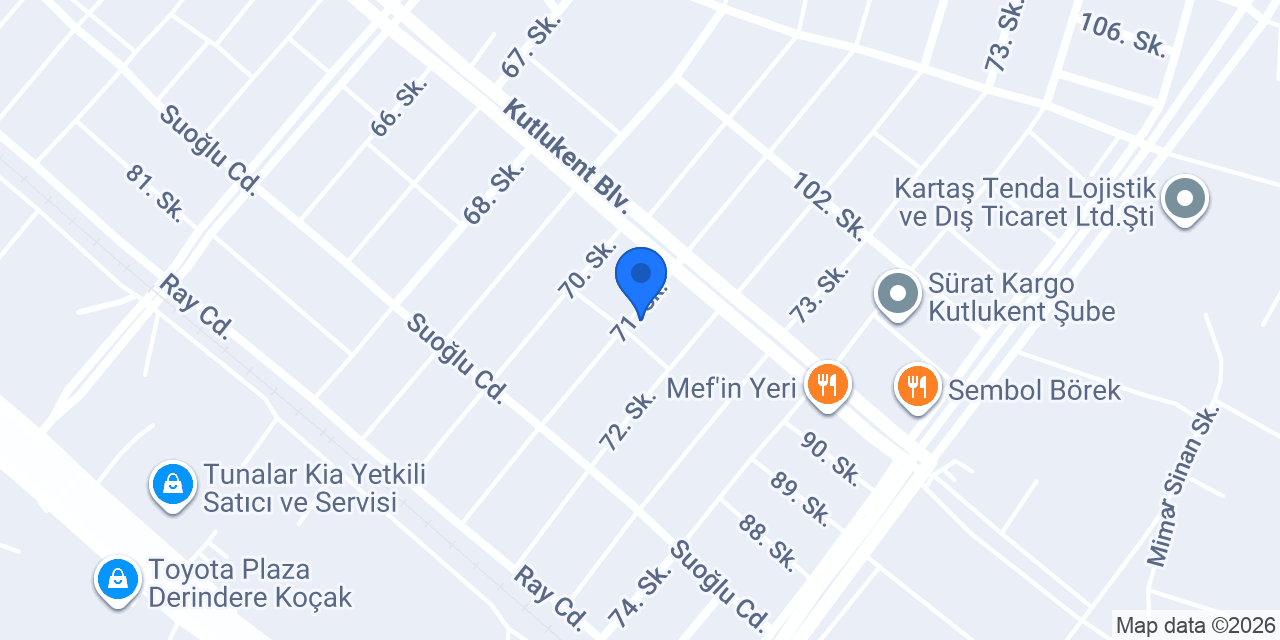 PENTA MOTORLU ARAÇLAR konumu