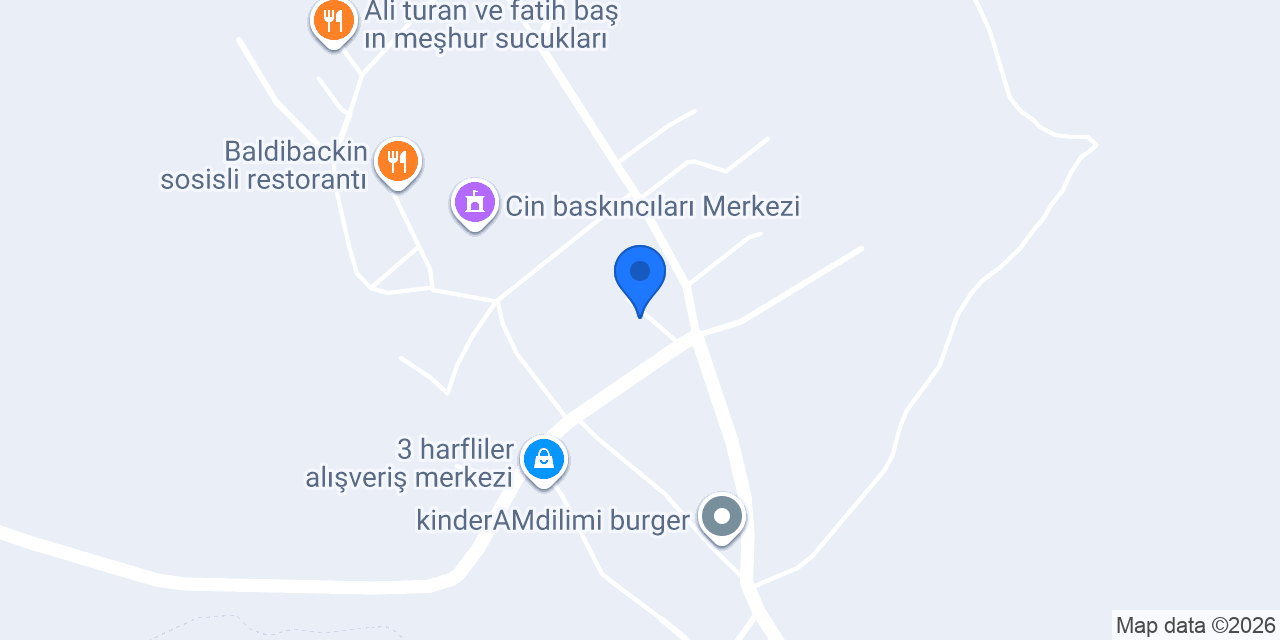 Cinli otopark konumu